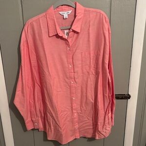 Old Navy Coral Button Down Shirt
